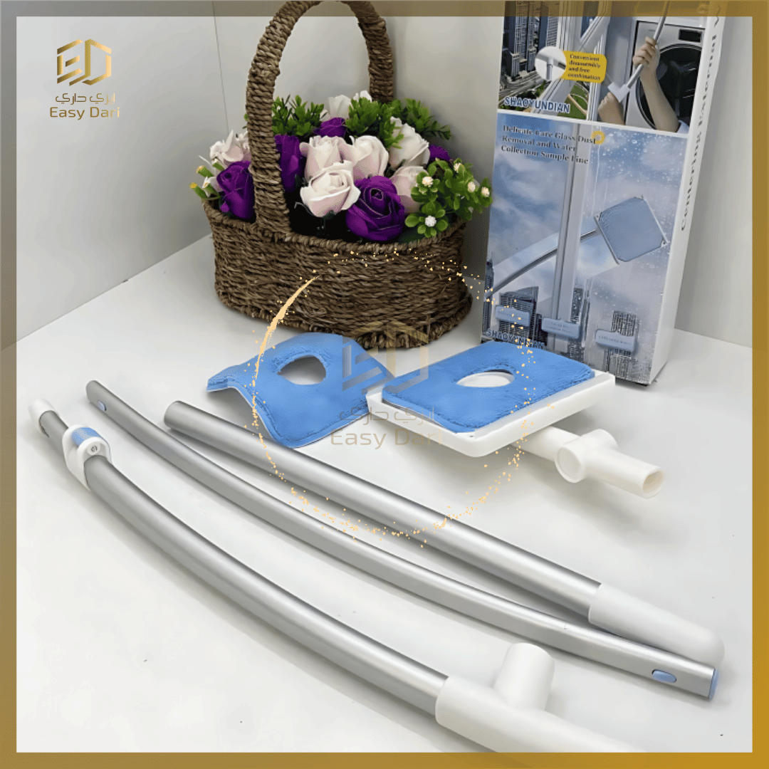 أداة تنظيف الزجاج الخارجي والنواف