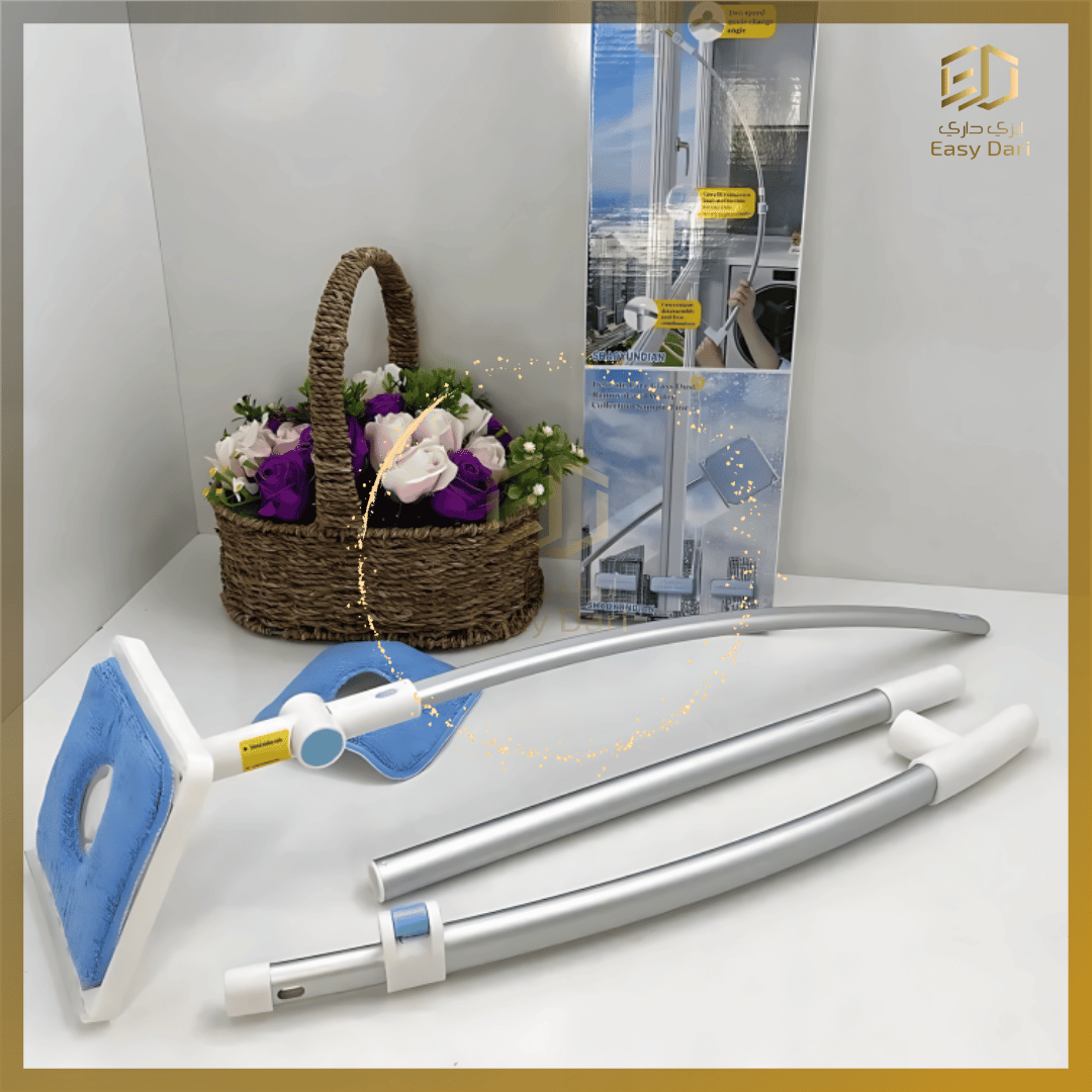 أداة تنظيف الزجاج الخارجي والنواف